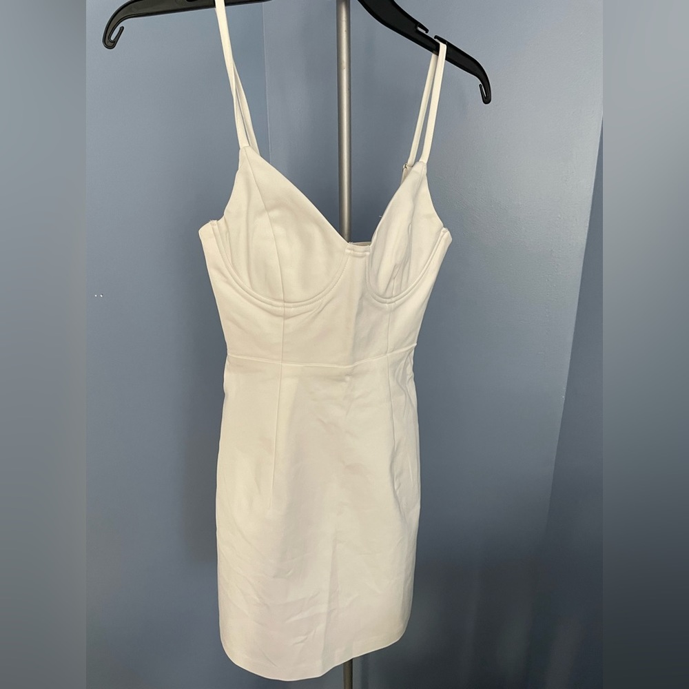 Princess Polly NWT White Novella Mini Dress Size 2